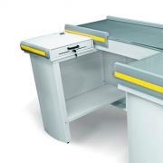 Balcão Caixa Check-out Standard com Kit Automação 1,50m Amarelo INNAL