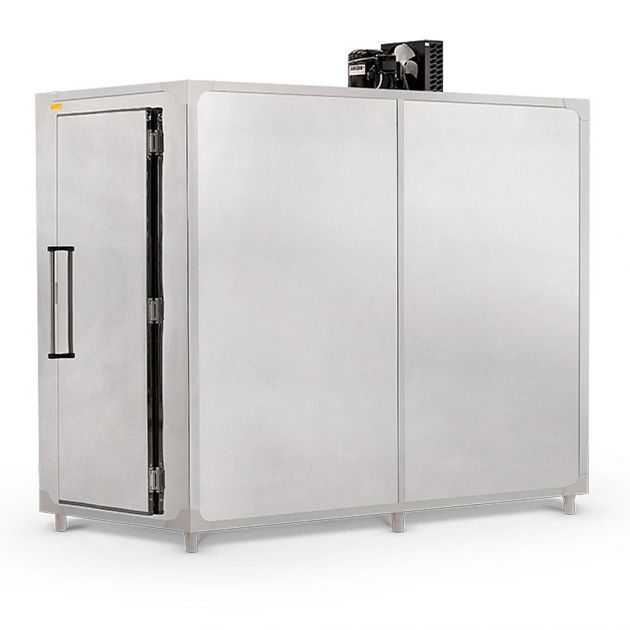 Mini Câmara Resfriada 1 Porta Inox MCIRF 4000 Com Kit Gancheira Refrimate