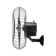 Ventilador Oscilante de Parede STEEL 50 Cm Preto Premium Ventisol